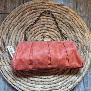 NWT - UNLISTED (Kenneth Cole) Orange Clutch